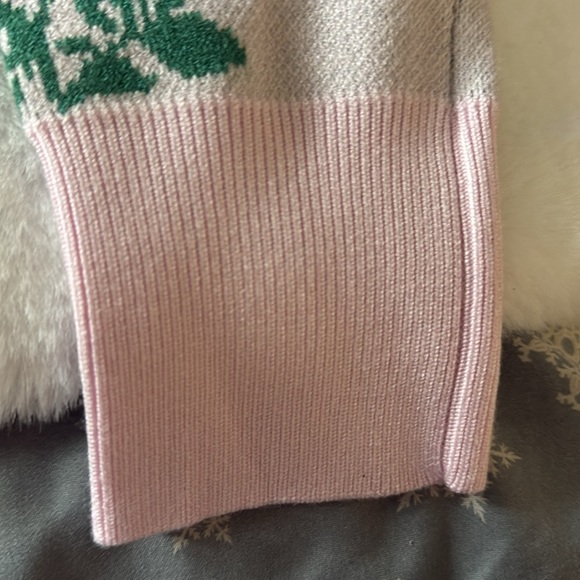 NWT Willlow & Wind Pink valentine’s Day Rose Cardigan - Picture 5 of 8